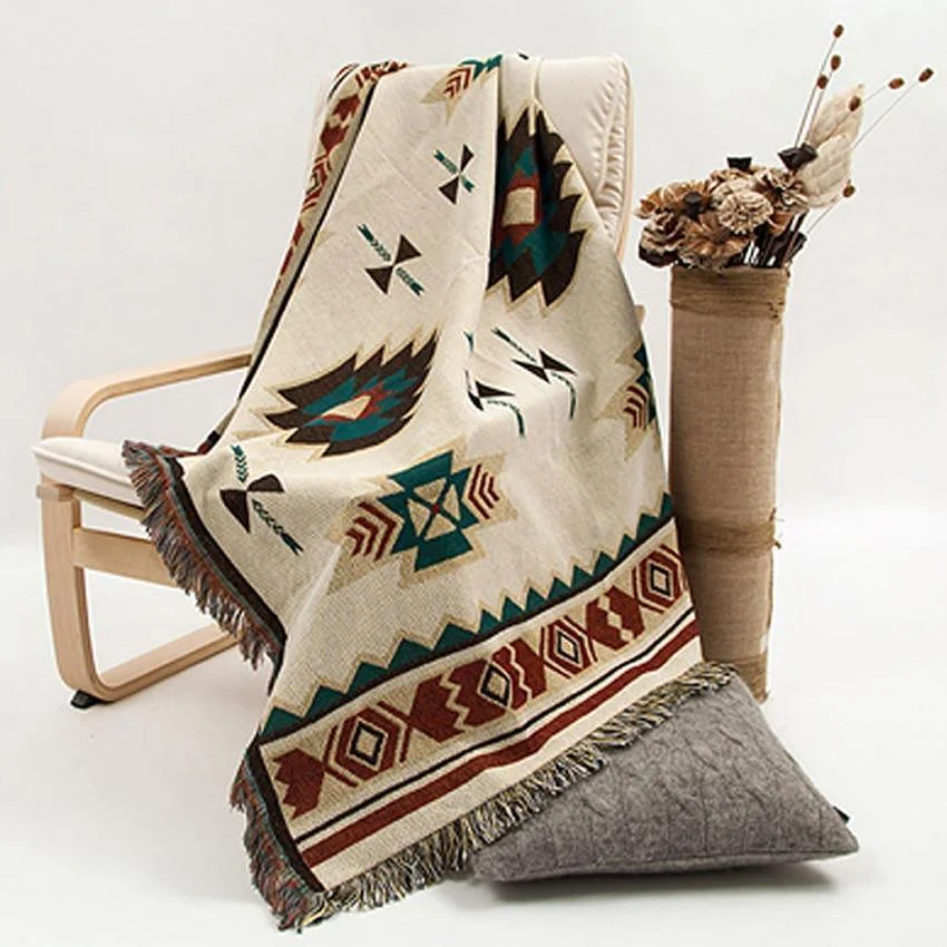 American Native Throw Sofa Blanket - Glova