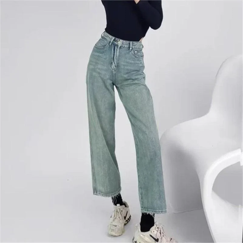 Amerie High Waisted Cropped Mom Jeans - 2 Colors - Glova