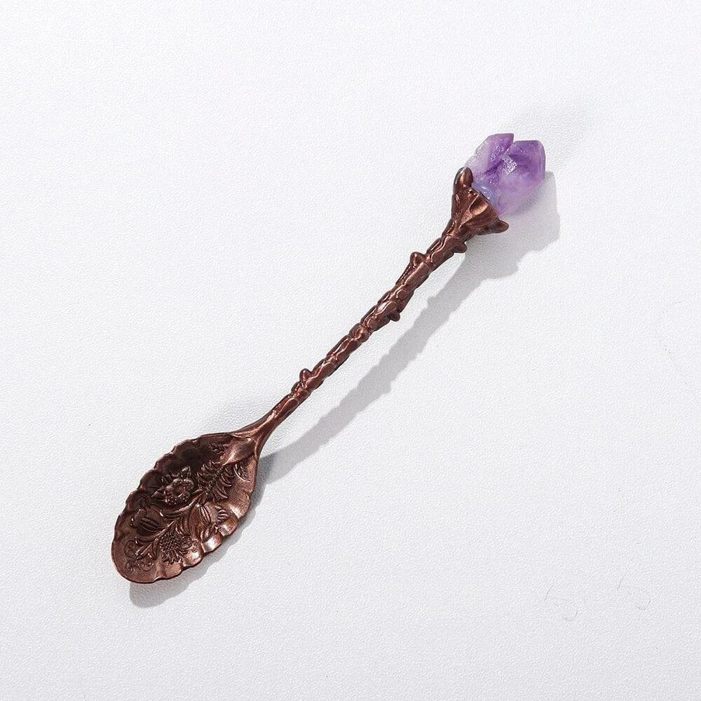 Amethyst Crystal Teaspoon - Glova