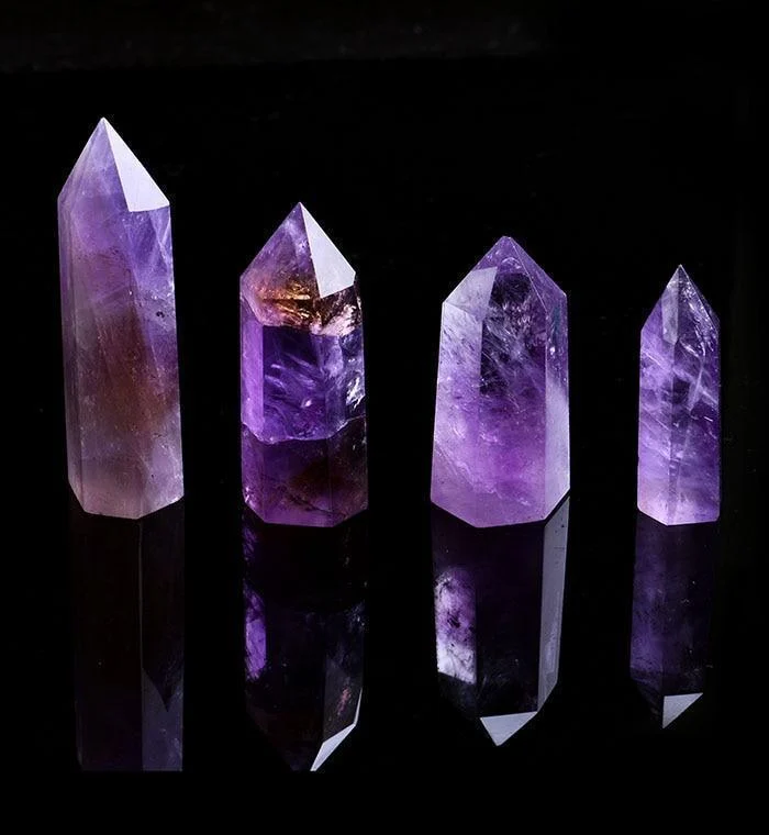 Amethyst Quartz Crystal Wand - Glova