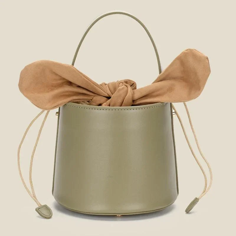 Anais Bow Top Bucket Tote - Glova