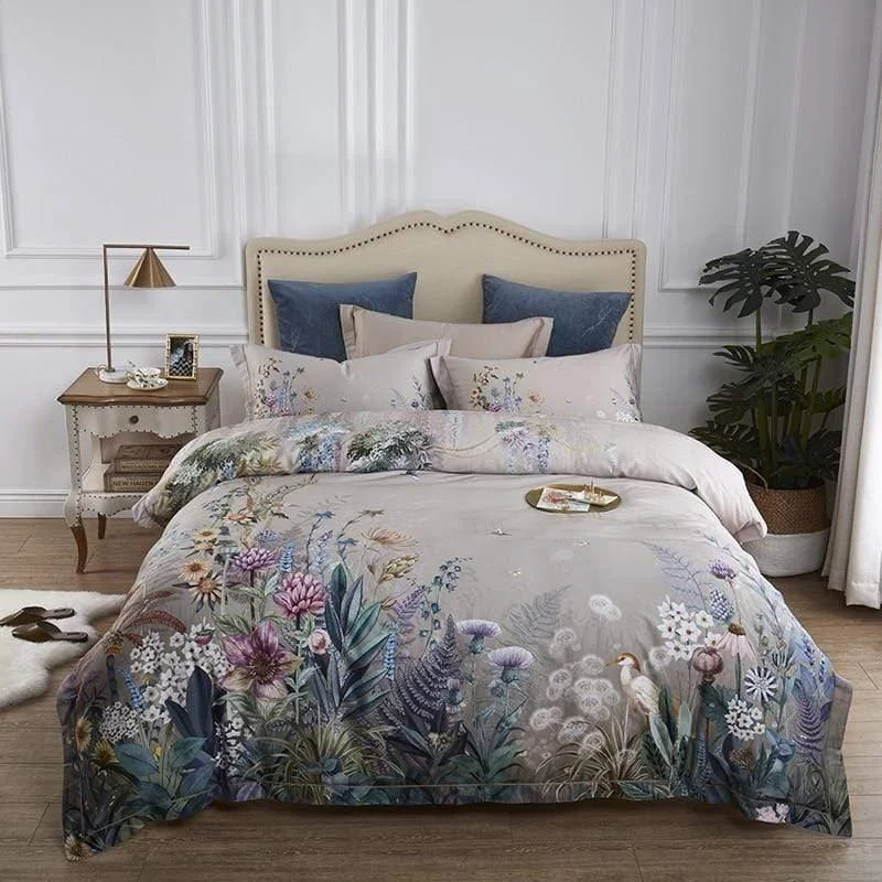 Ancient Garden Duvet Cover Set (Egyptian Cotton) - Glova