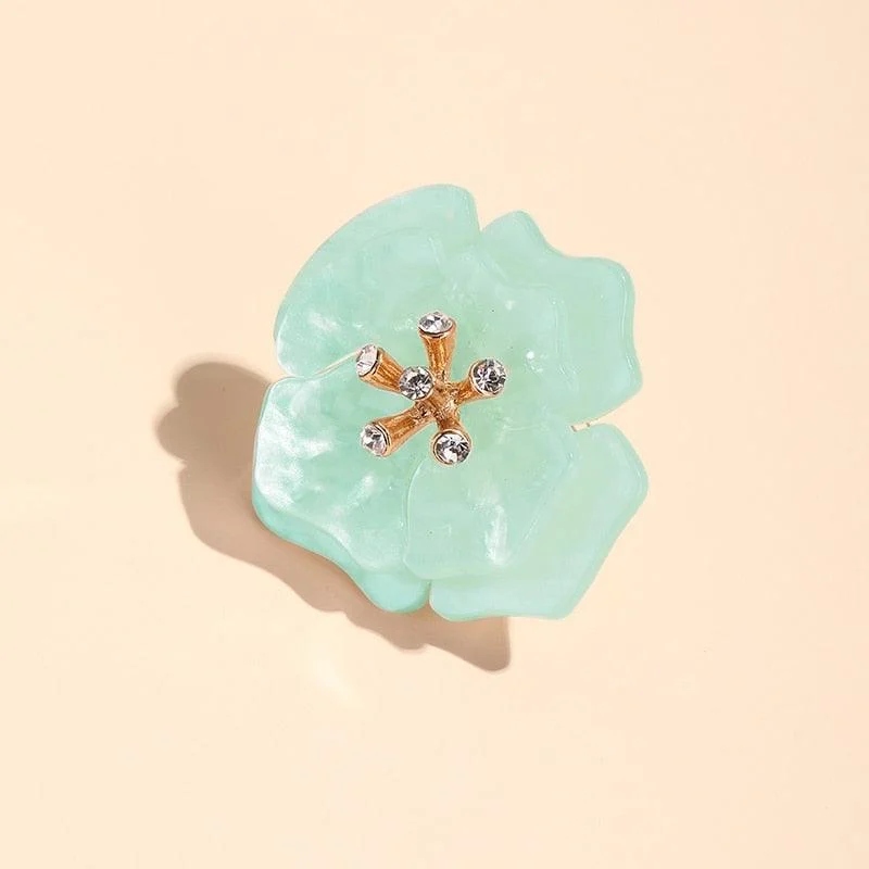 Anemone Resin Statement Flower Cocktail Rings - 11 colors - Glova