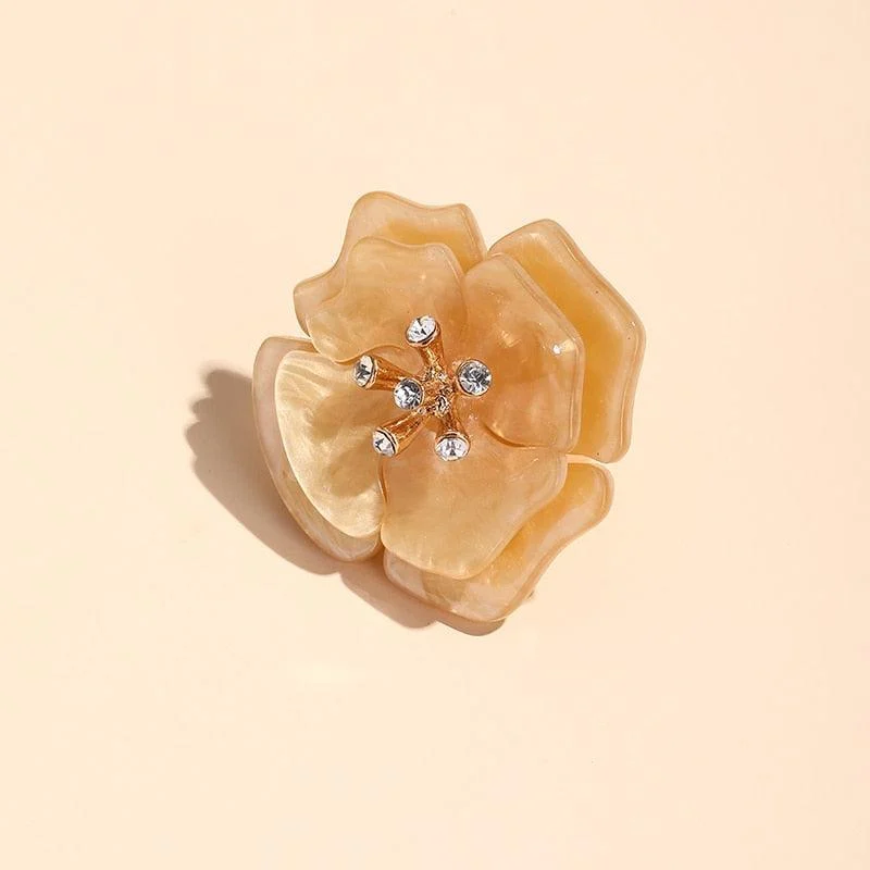 Anemone Resin Statement Flower Cocktail Rings - 11 colors - Glova