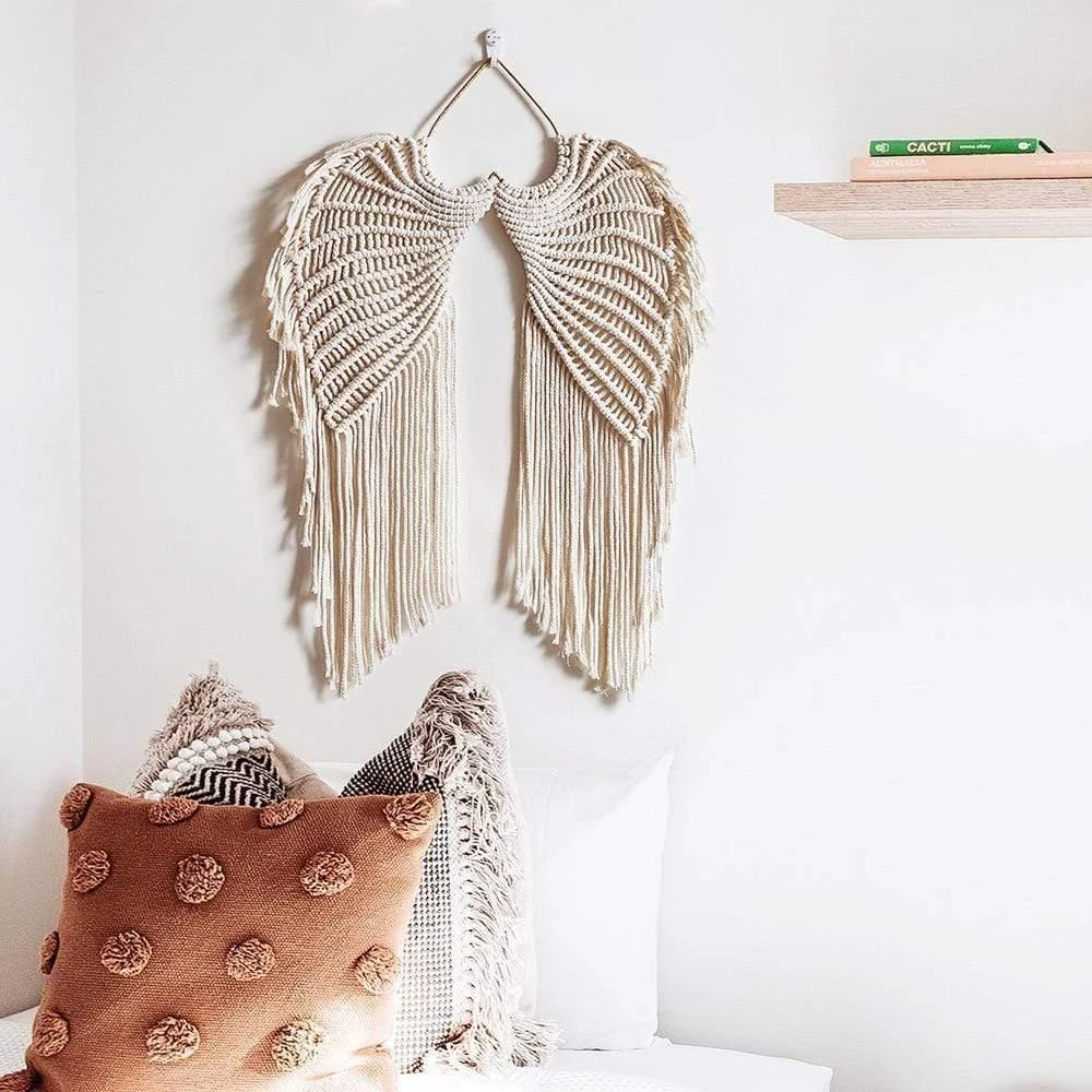 Angel Wings Macrame Wall Hanging - Glova