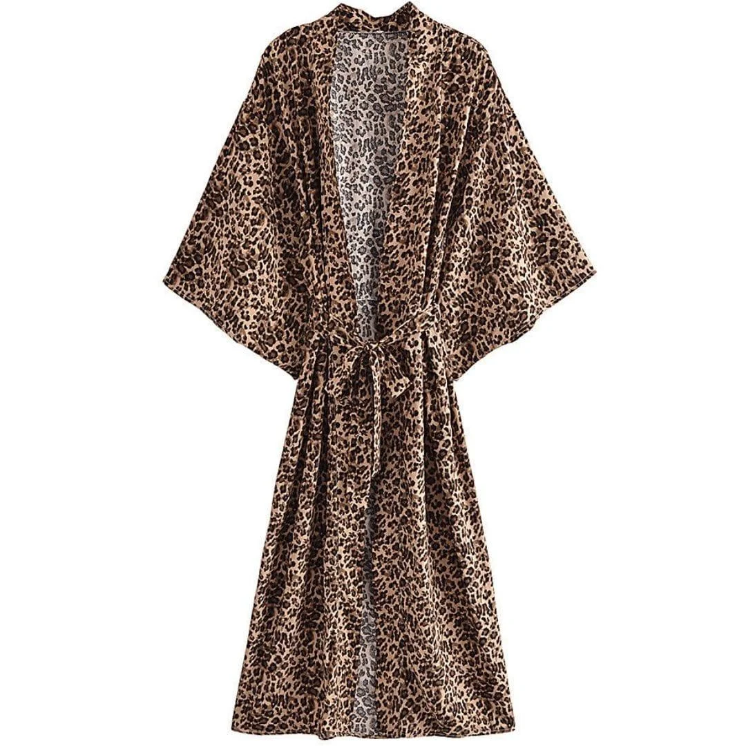 Animal Print Kimono - Glova