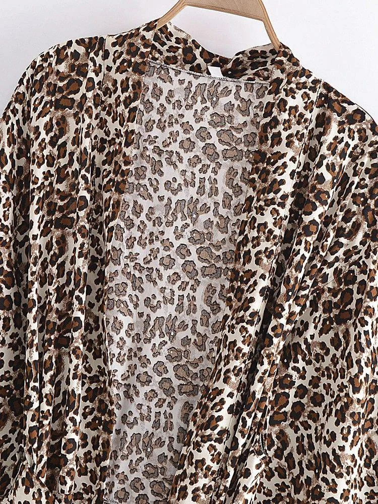 Animal Print Kimono - Glova