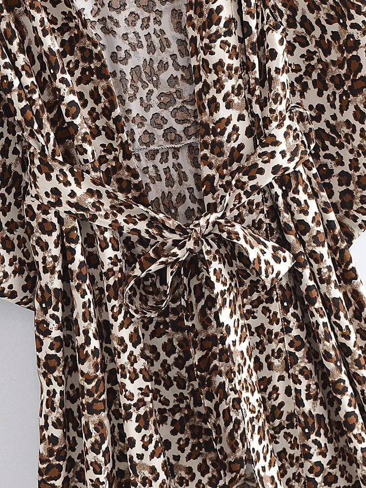 Animal Print Kimono - Glova