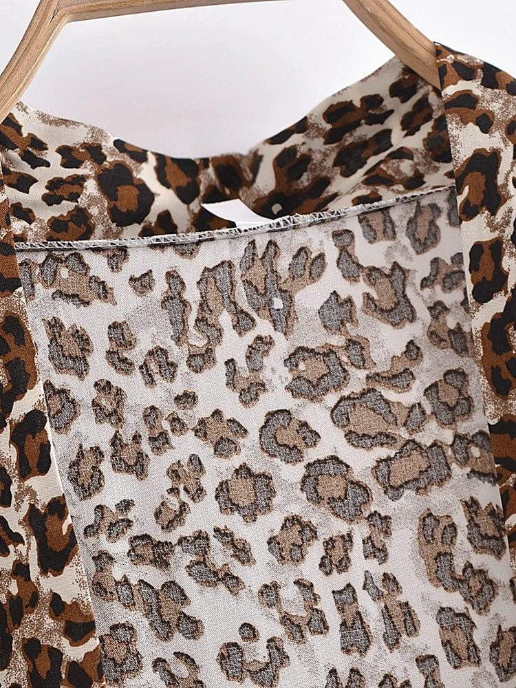 Animal Print Kimono - Glova