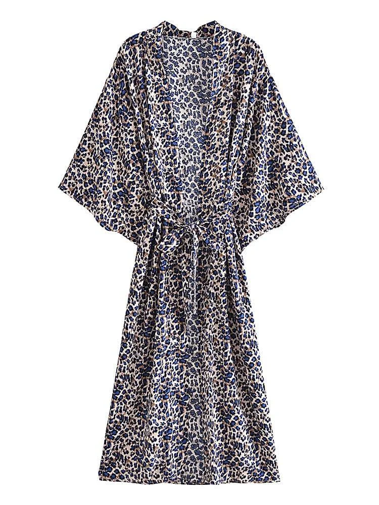 Animal Print Kimono - Glova