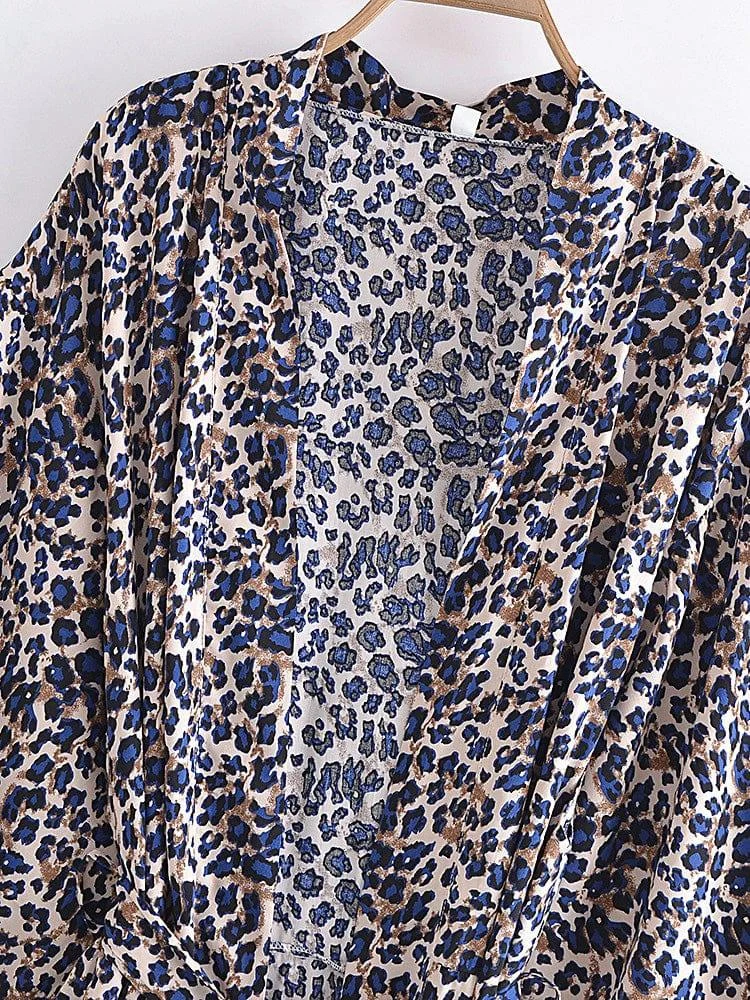 Animal Print Kimono - Glova