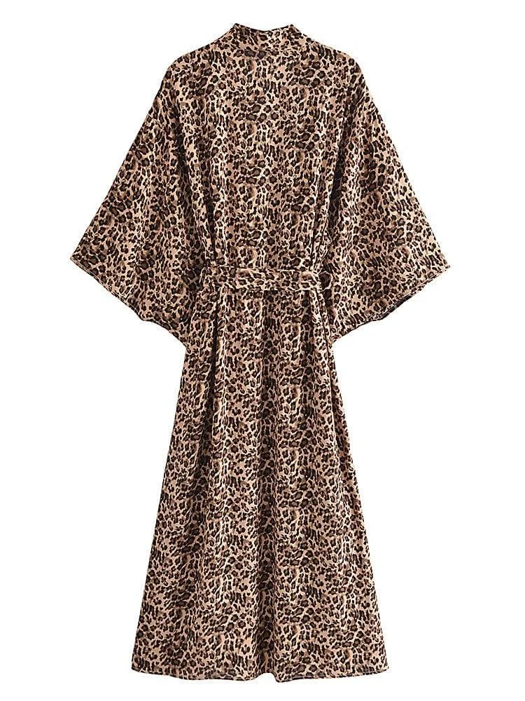 Animal Print Kimono - Glova