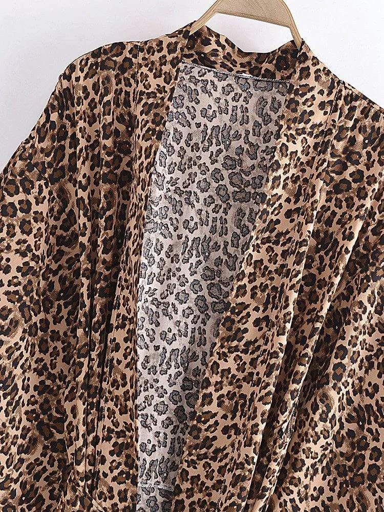 Animal Print Kimono - Glova