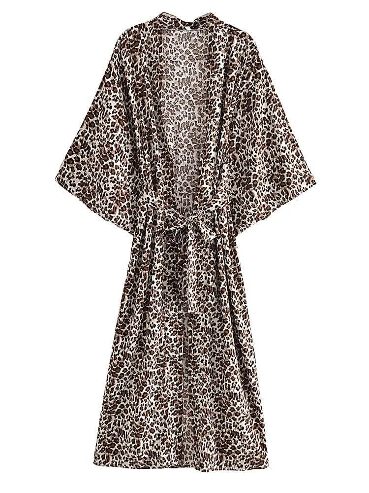 Animal Print Kimono - Glova