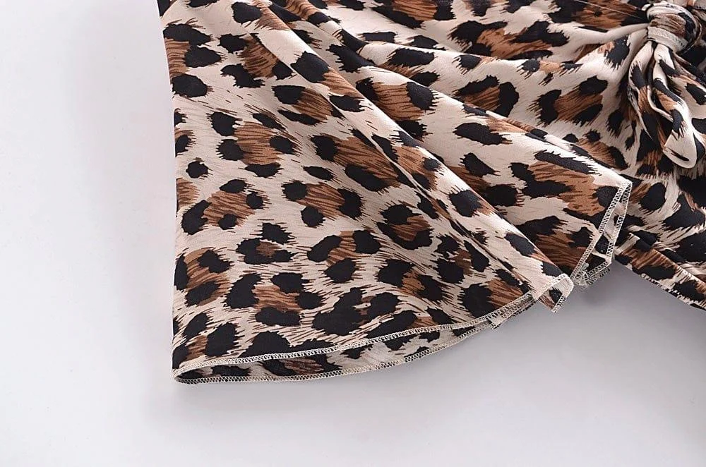 Animal Print Mini Dress - Glova