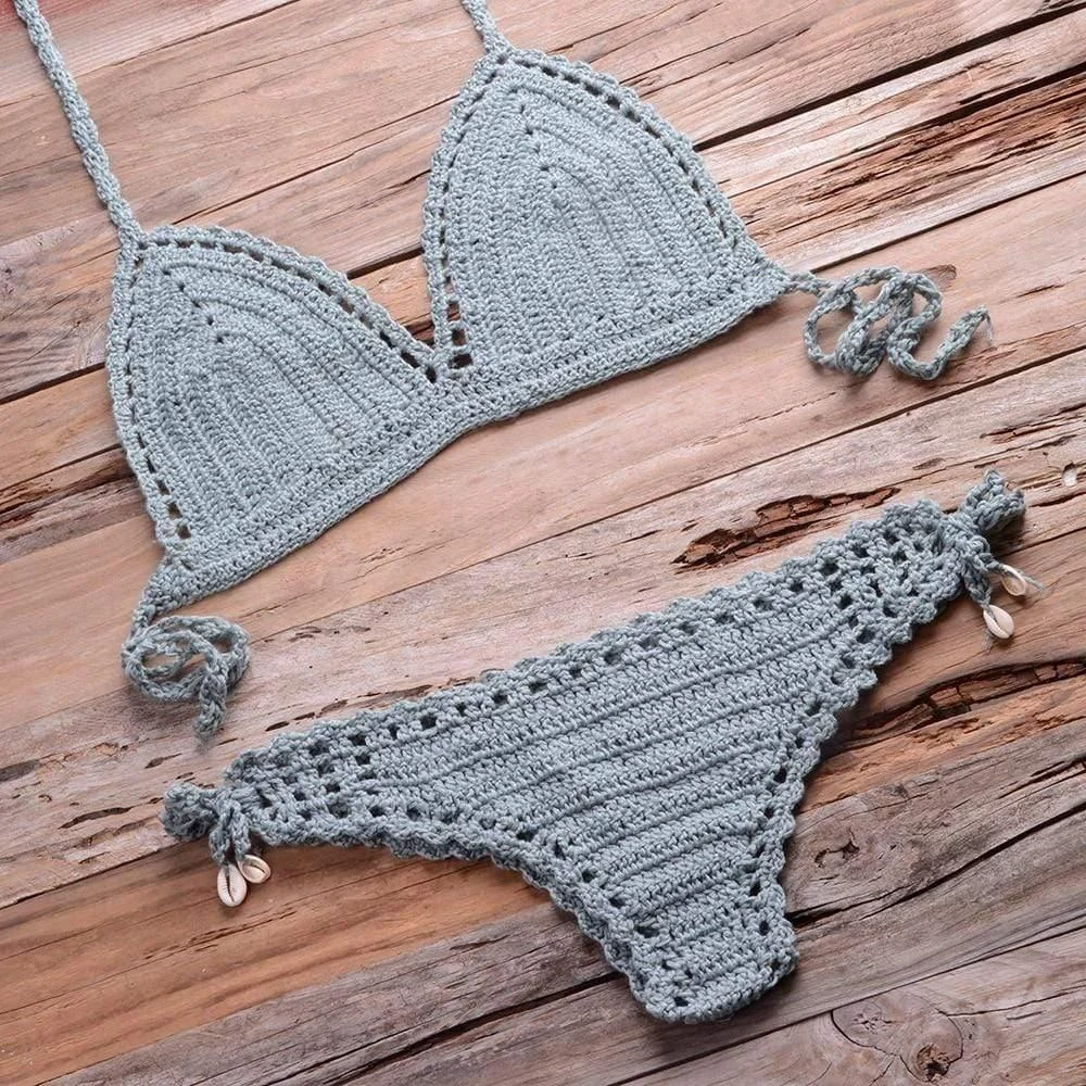 Annabella Handmade Knitted Bikini Set - Glova