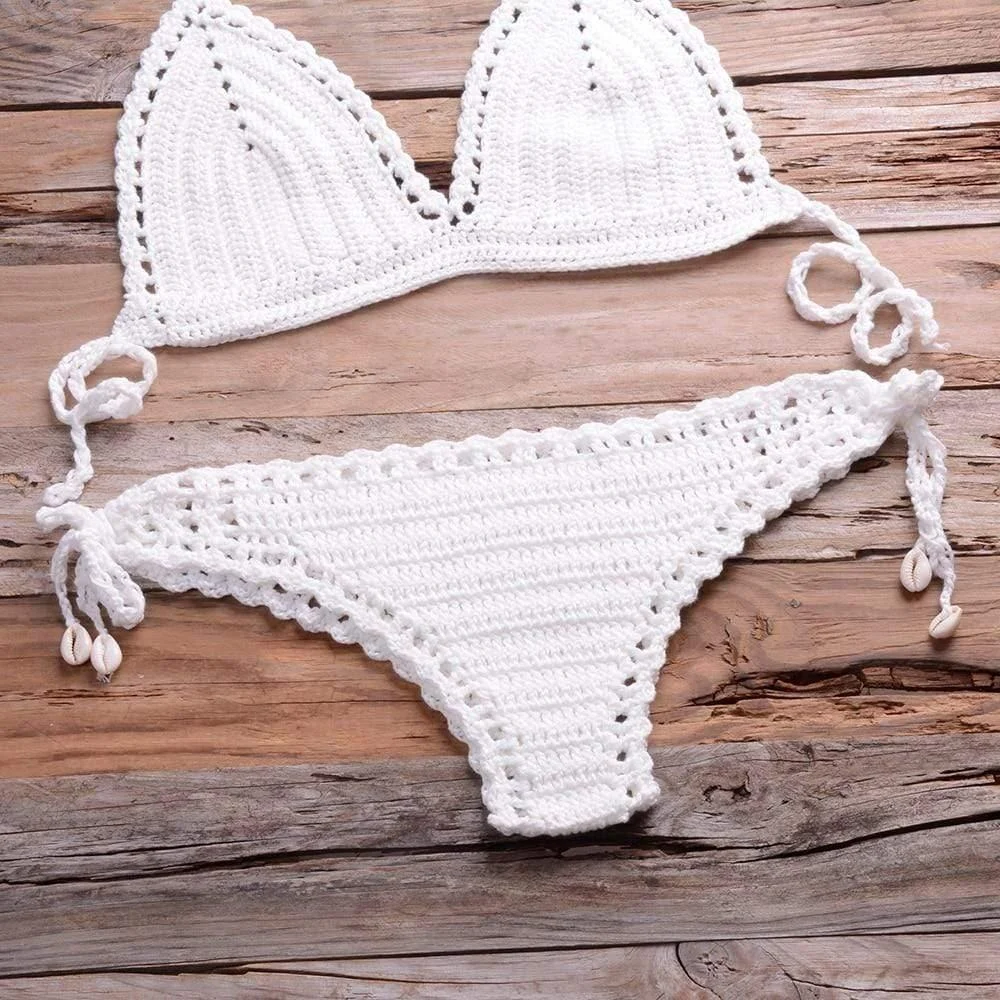 Annabella Handmade Knitted Bikini Set - Glova