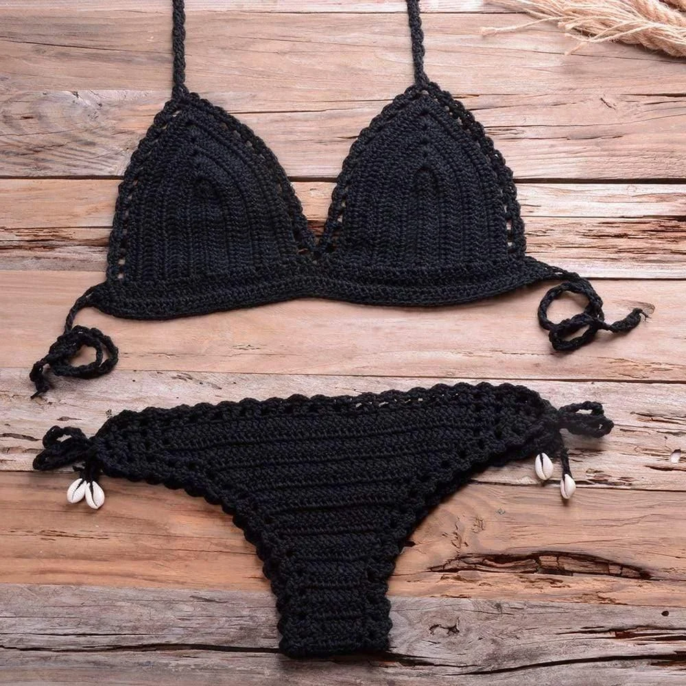 Annabella Handmade Knitted Bikini Set - Glova