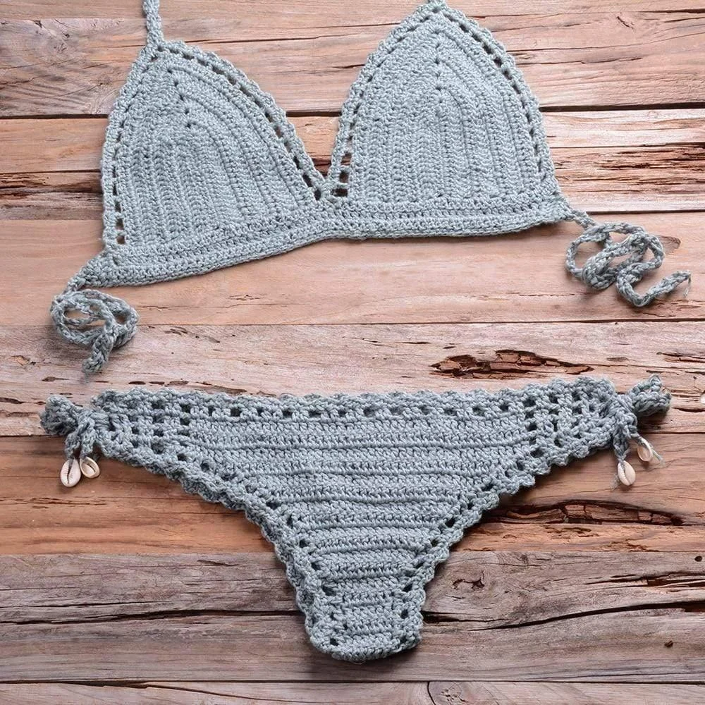 Annabella Handmade Knitted Bikini Set - Glova