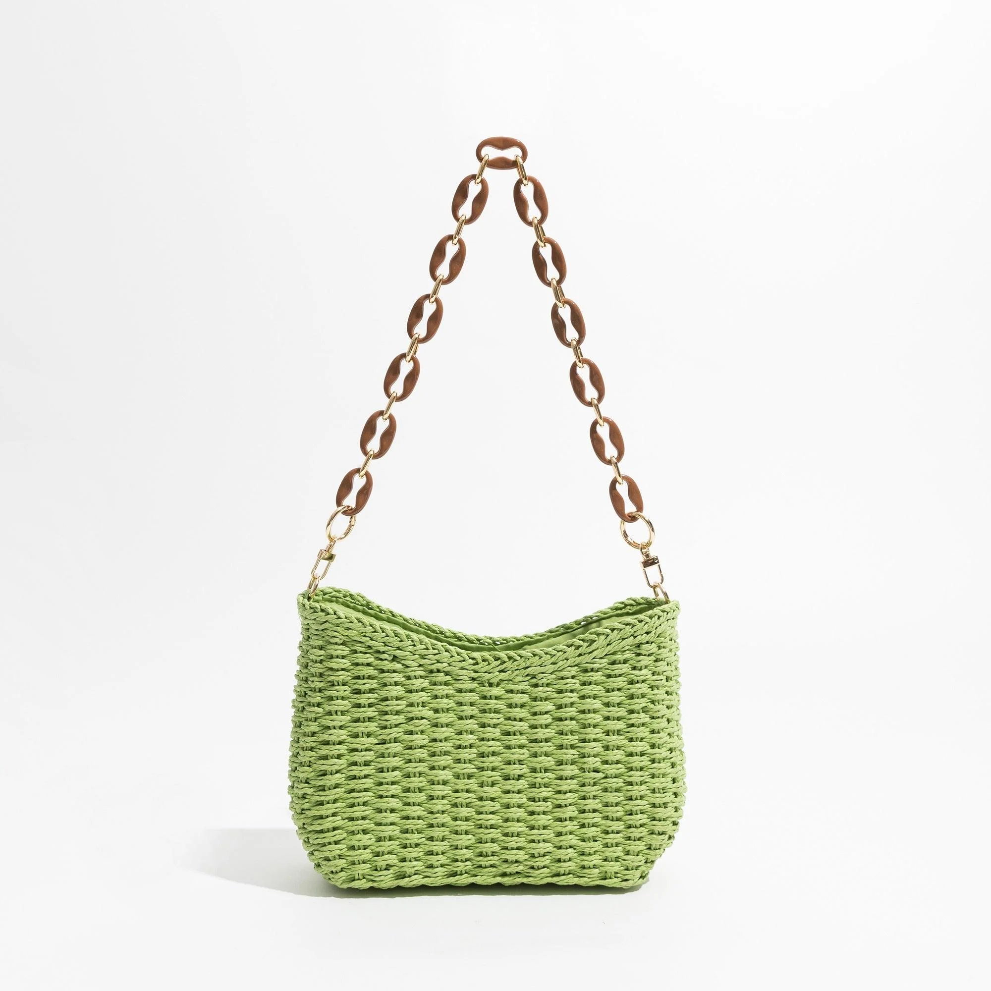 Annalise Straw Mini Shoulder Bag - 6 Colors - Glova