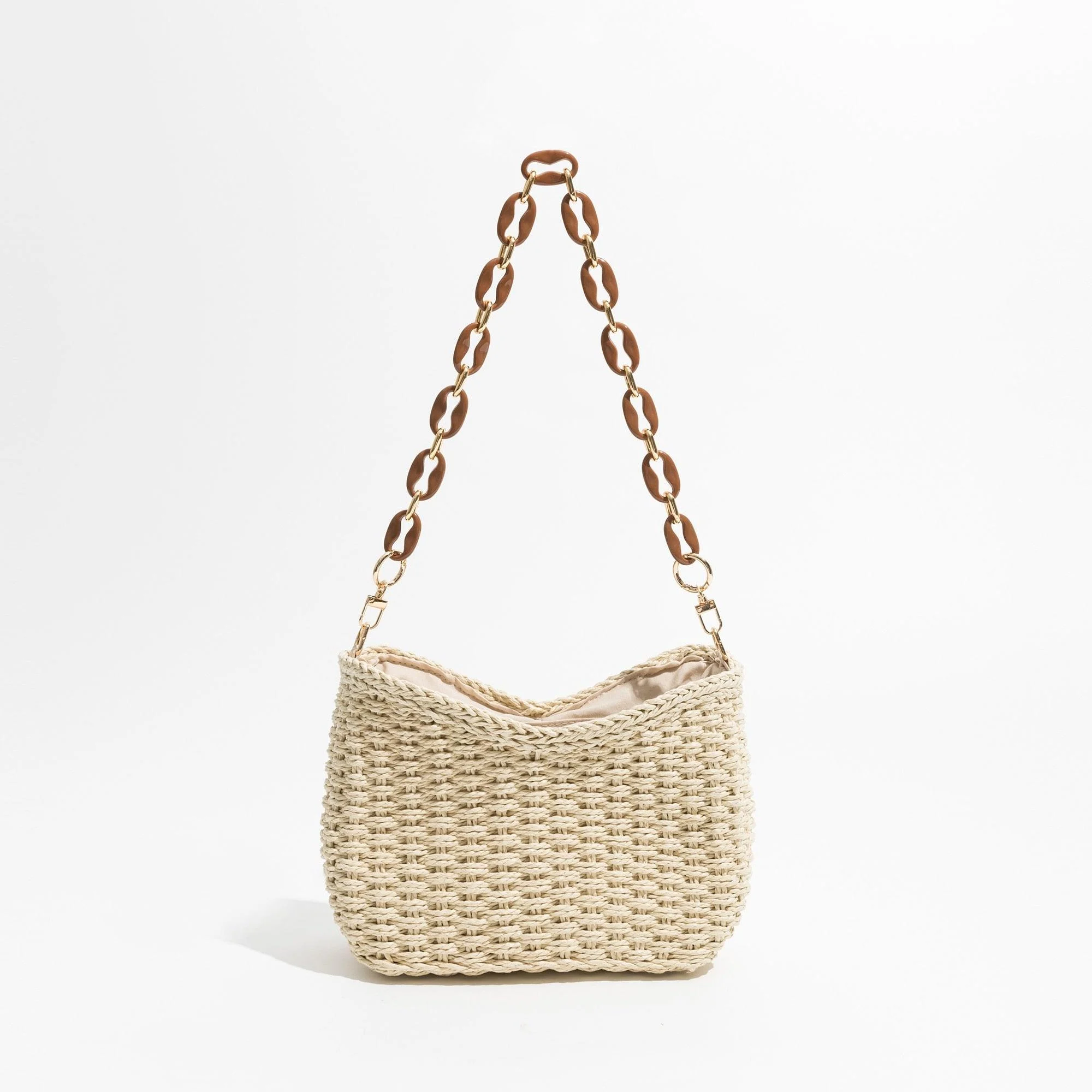 Annalise Straw Mini Shoulder Bag - 6 Colors - Glova