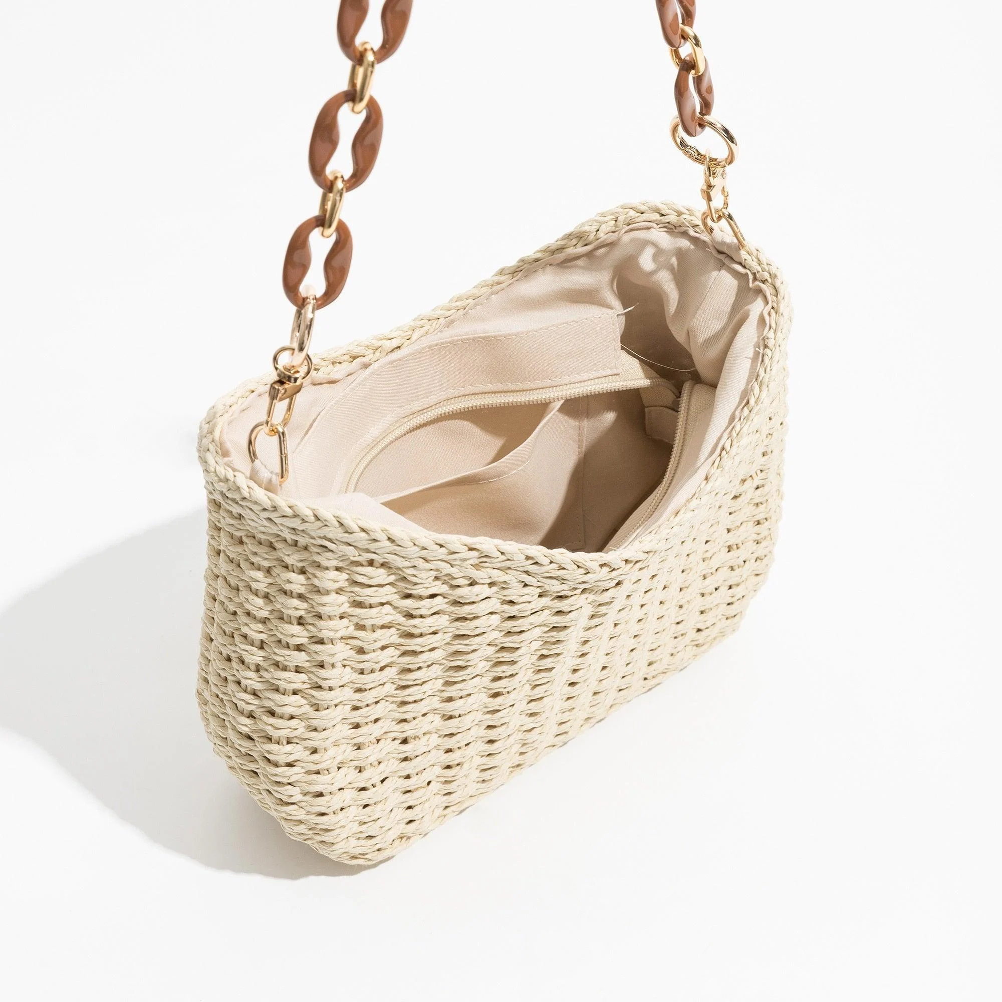 Annalise Straw Mini Shoulder Bag - 6 Colors - Glova