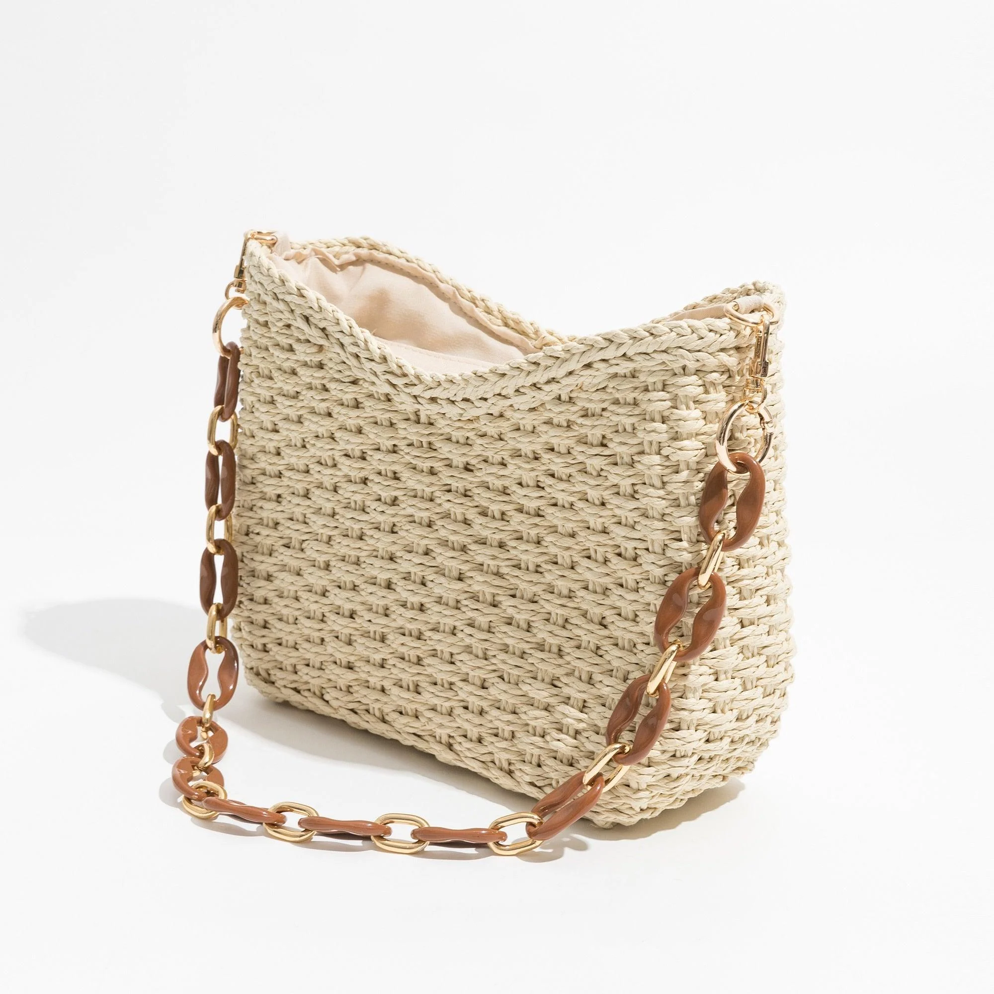 Annalise Straw Mini Shoulder Bag - 6 Colors - Glova