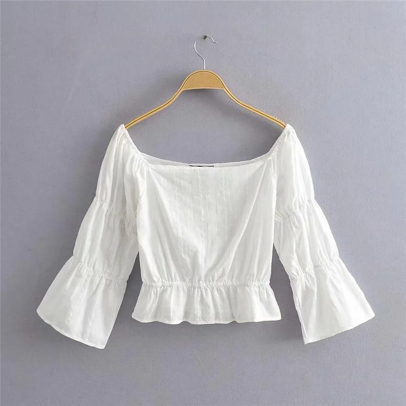 Apollonia White Blouse - Glova