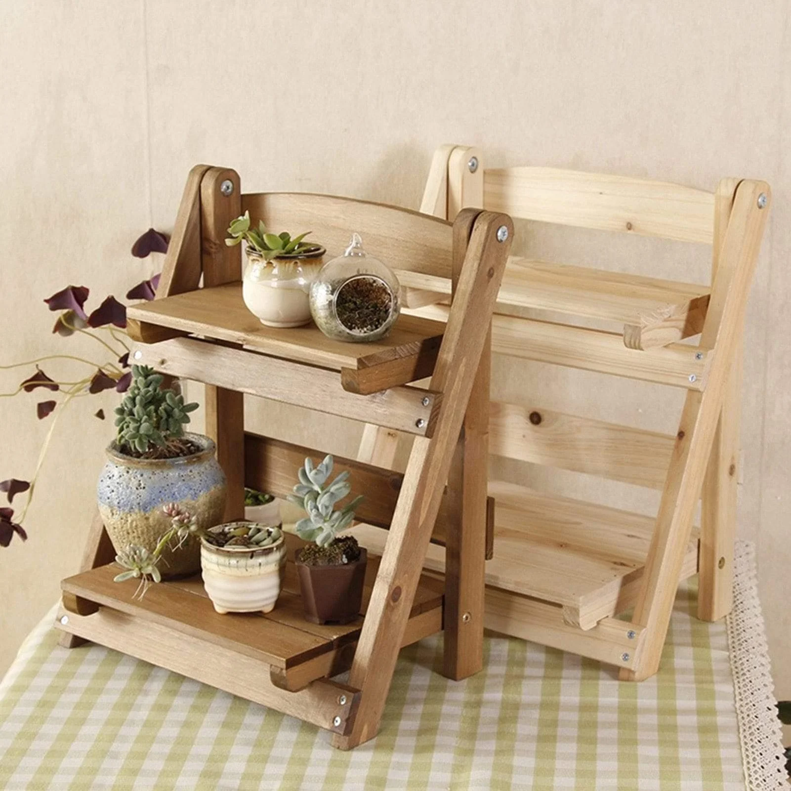 Archer Wooden 2-Tier Shelf - Glova