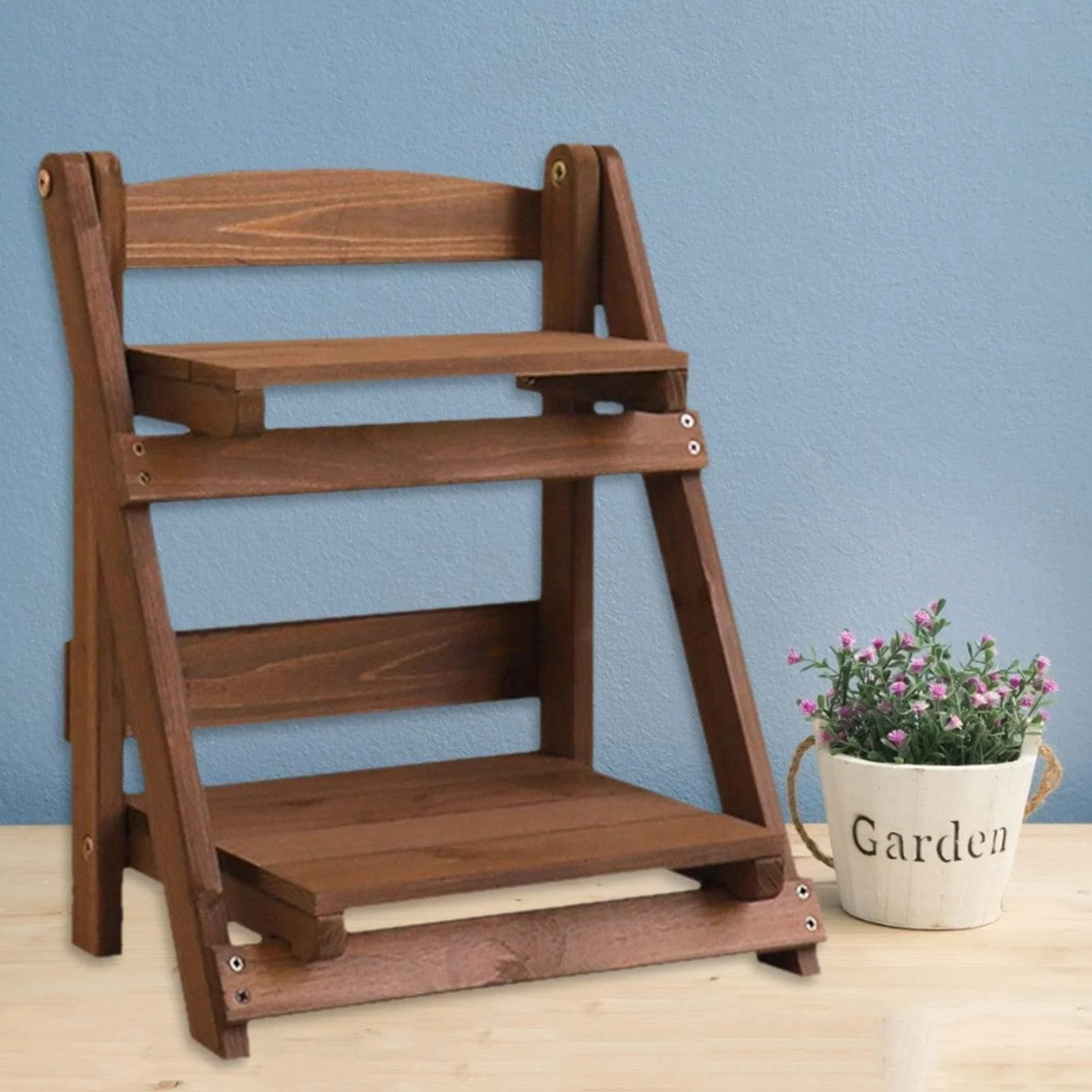 Archer Wooden 2-Tier Shelf - Glova