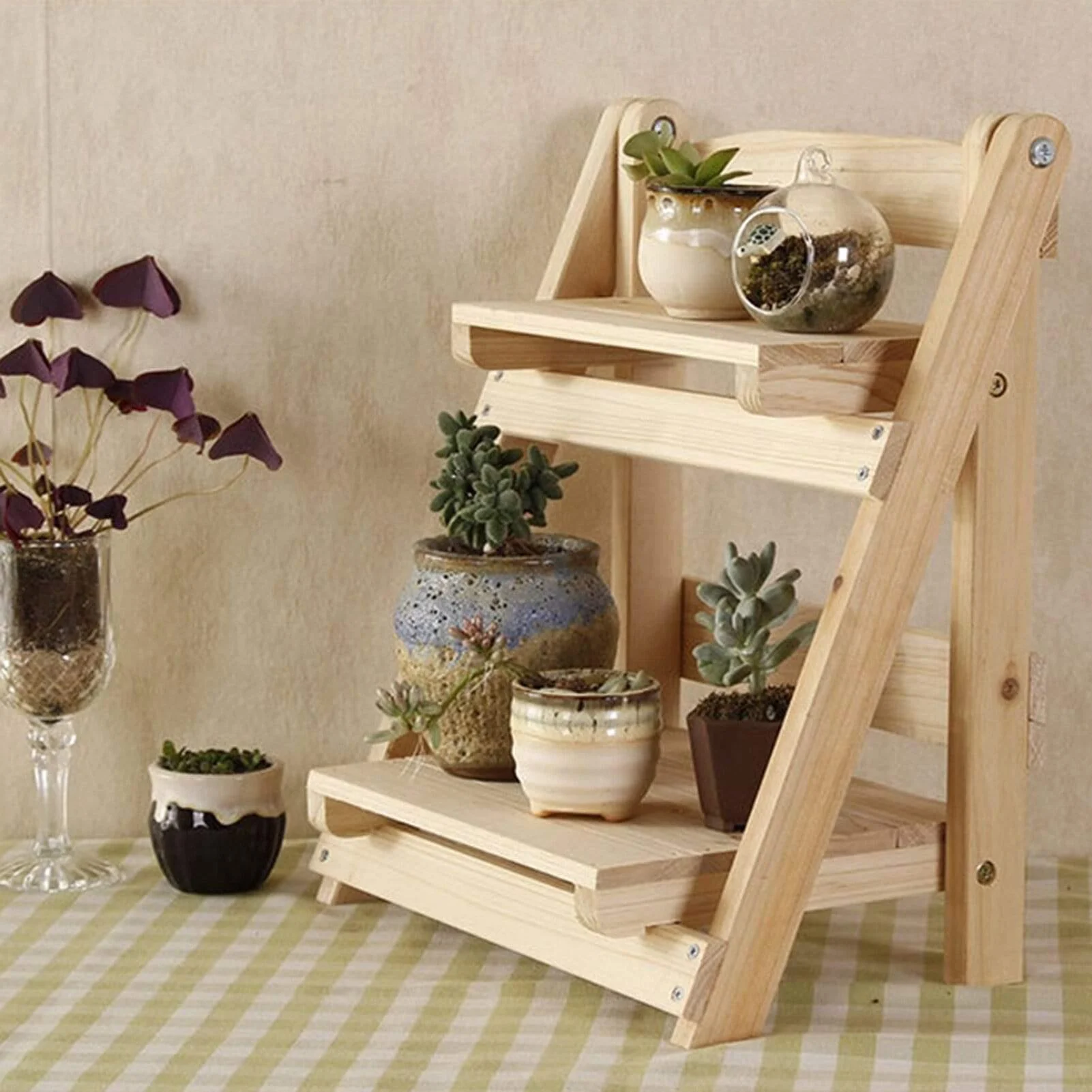 Archer Wooden 2-Tier Shelf - Glova