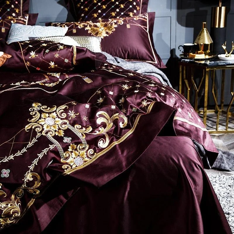 Arcturus Egyptian Cotton Luxury Duvet Cover Set - Glova