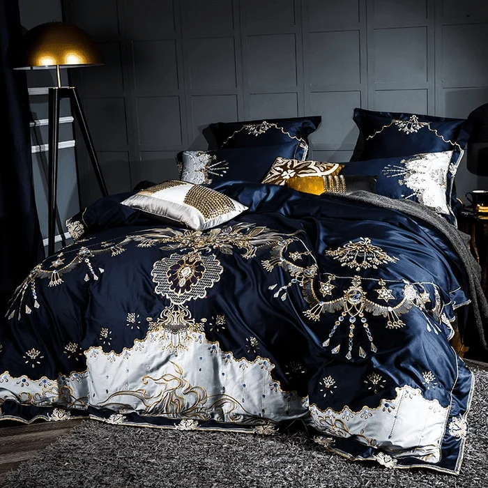 Arcturus Egyptian Cotton Luxury Duvet Cover Set - Glova