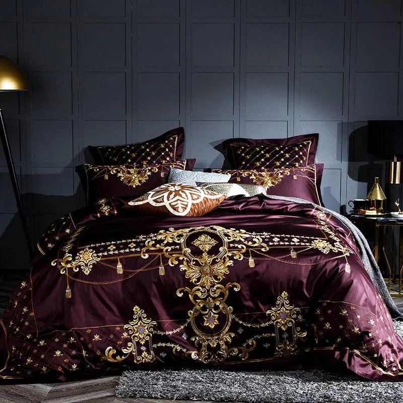 Arcturus Egyptian Cotton Luxury Duvet Cover Set - Glova