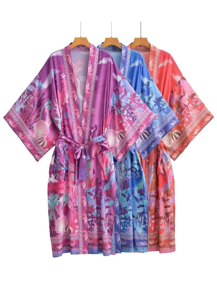 Ariel Midi Kimono - Glova