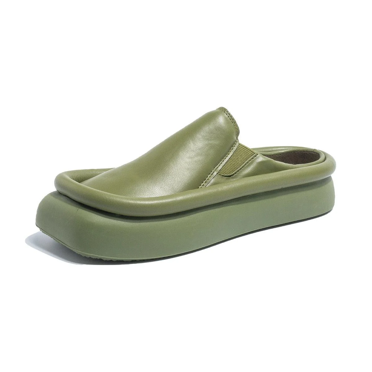 Arma Minimalist Faux Leather Slippers - 3 Colors - Glova