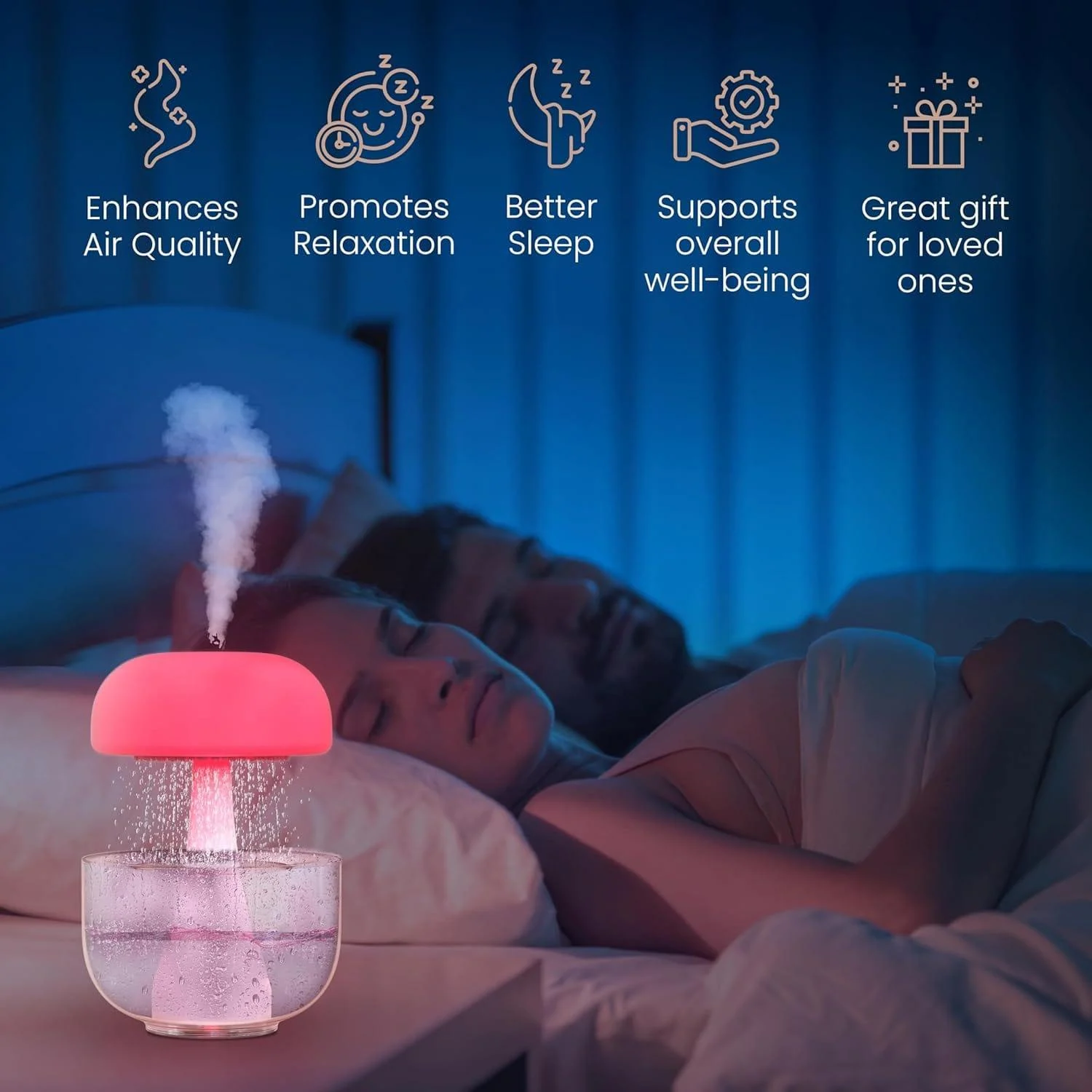 Aroma Diffuser Rain Cloud Humidifier - Glova