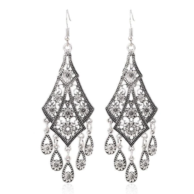 Art Nouveau Dangling Earrings - Glova