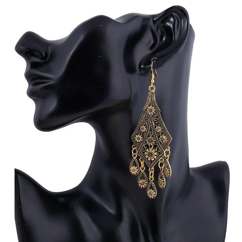 Art Nouveau Dangling Earrings - Glova