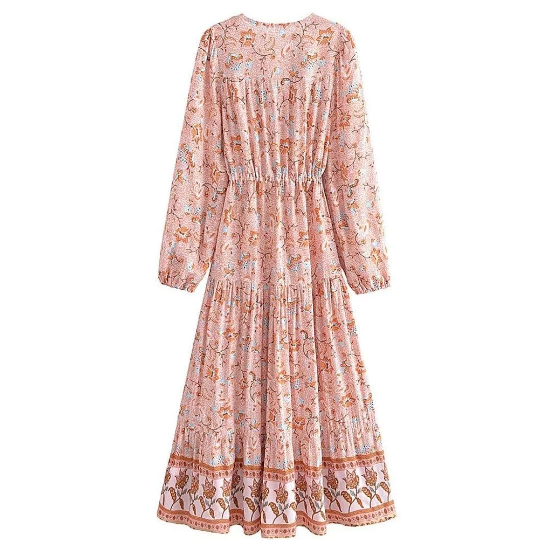 Artemisia Boho Maxi Dress - Glova