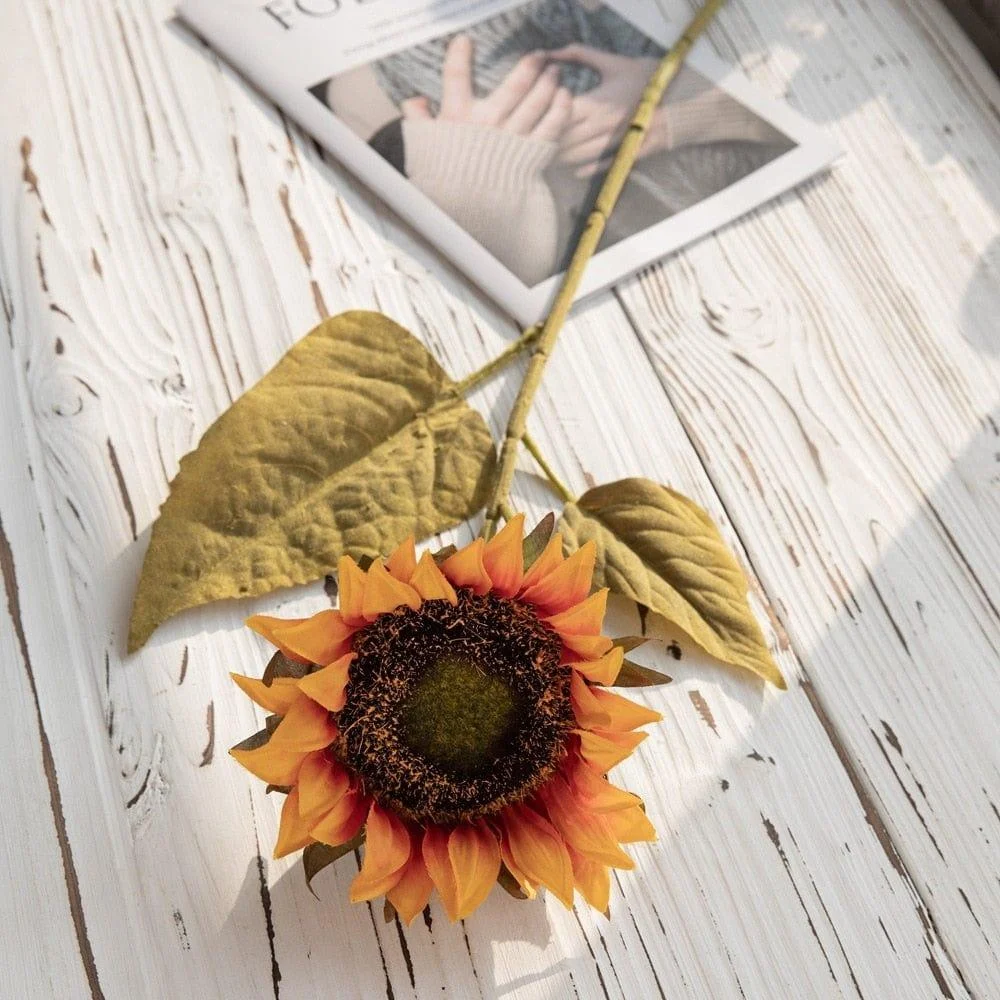 Artificial Sunflower Branch Flower - Glova