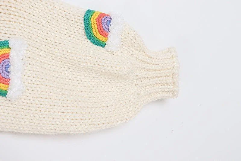 Asha Embroidered Rainbow Cardigan - Glova