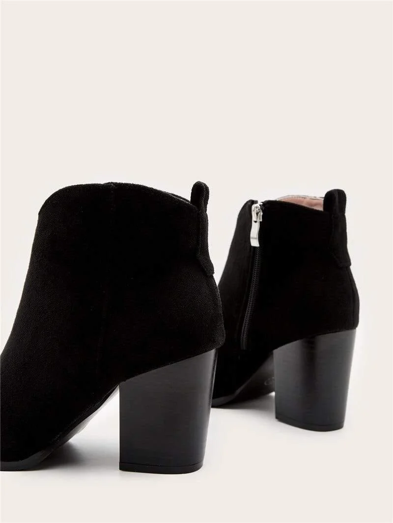 Asia Heeled Ankle Boots - Glova