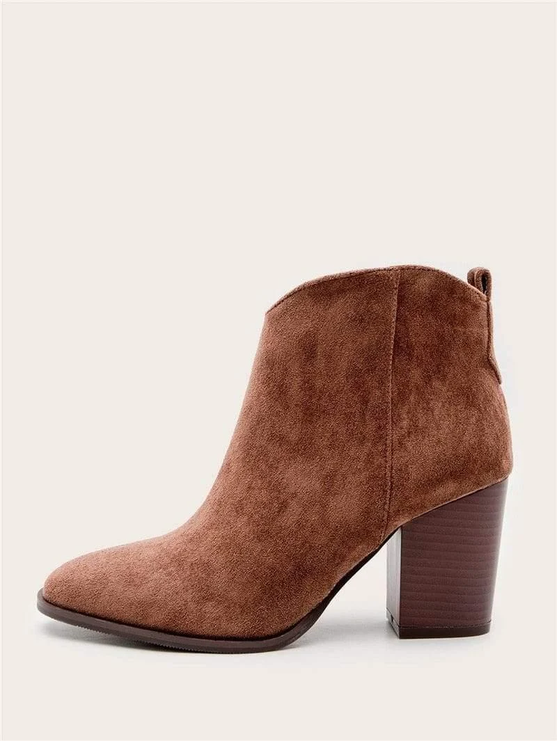 Asia Heeled Ankle Boots - Glova