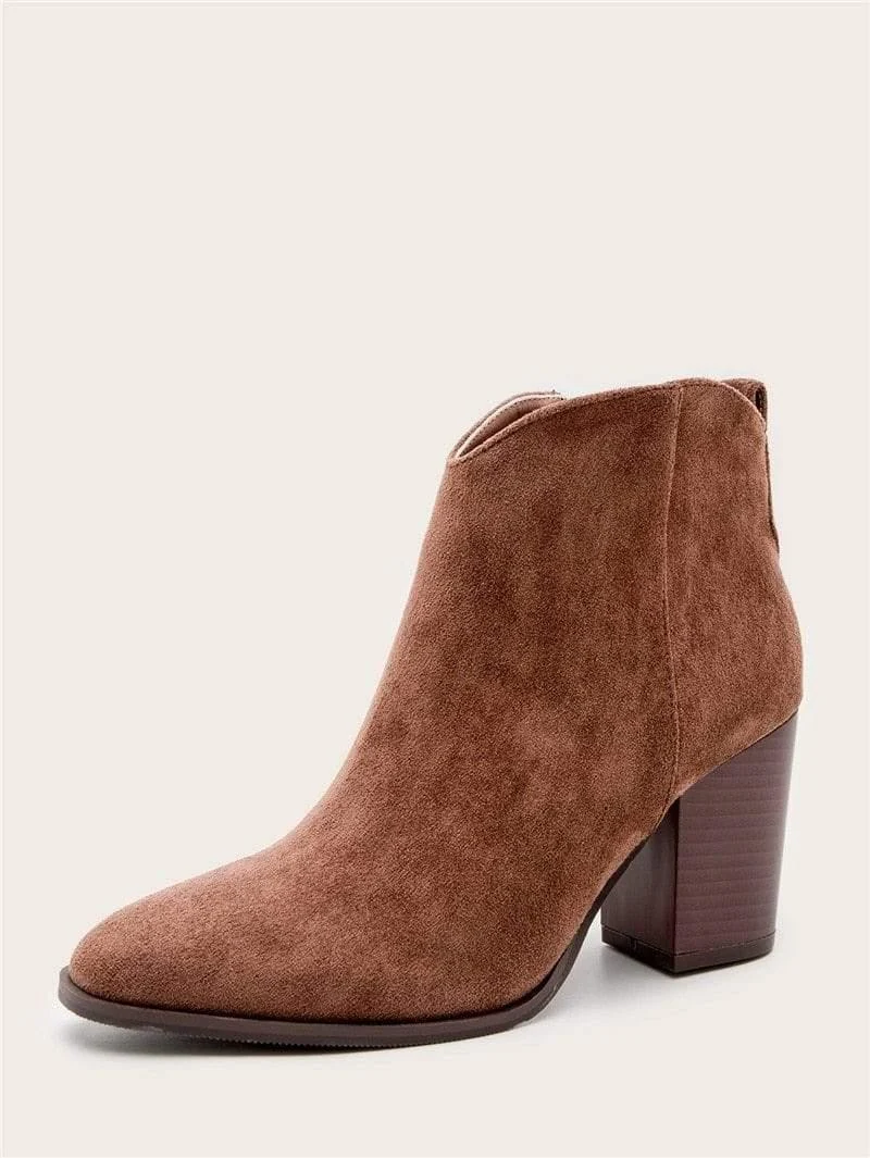 Asia Heeled Ankle Boots - Glova