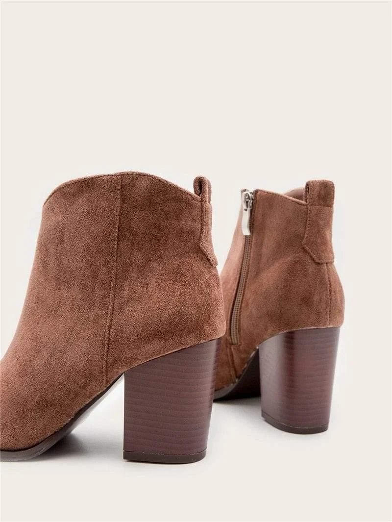 Asia Heeled Ankle Boots - Glova