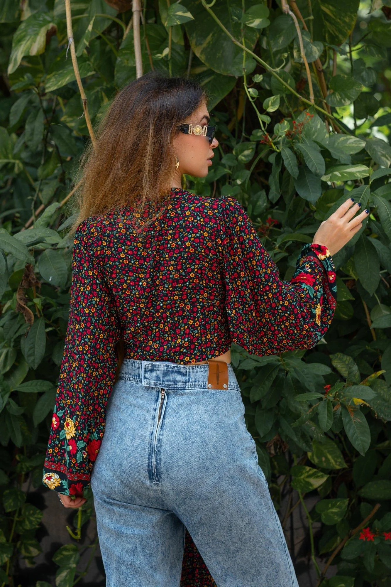 Astarte Floral Boho Long Sleeve Blouse - Glova