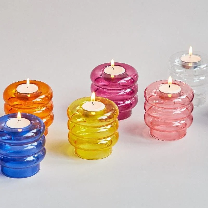 Aster Glass Candle Holder - Glova