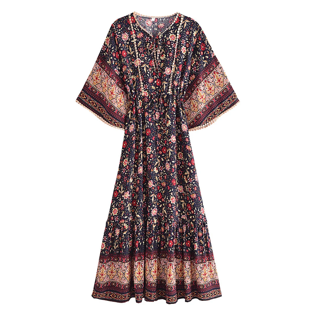 Astrantia Floral Maxi Dress - Glova