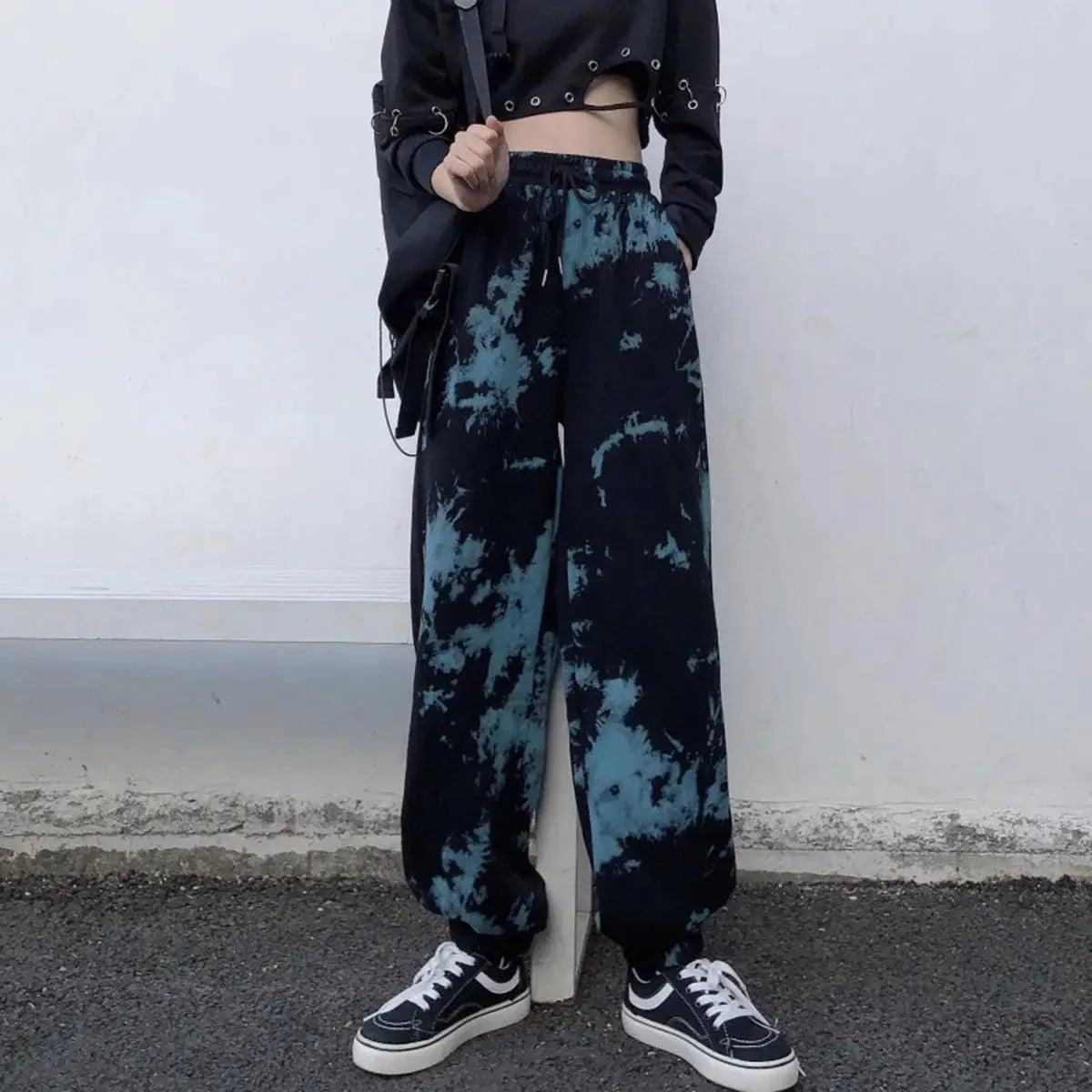 Asuka Tie-Dye Hip Hop Cargo Pants - Glova